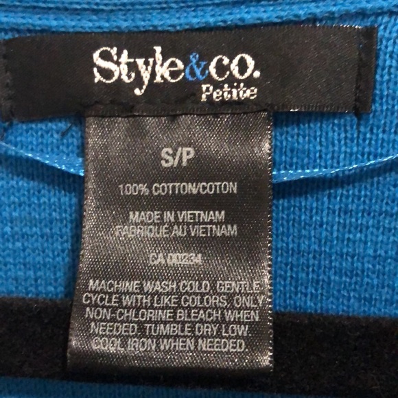 Style & Co Small Blue Blazer - Picture 3 of 4